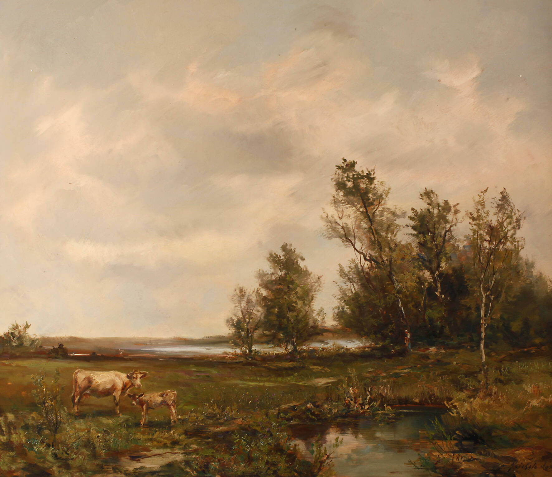 Max Heichele, Bukolische Landschaft