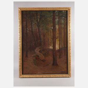 Prof. Ernst Jordan, Rast am Wegesrand