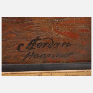 Prof. Ernst Jordan, Rast am Wegesrand