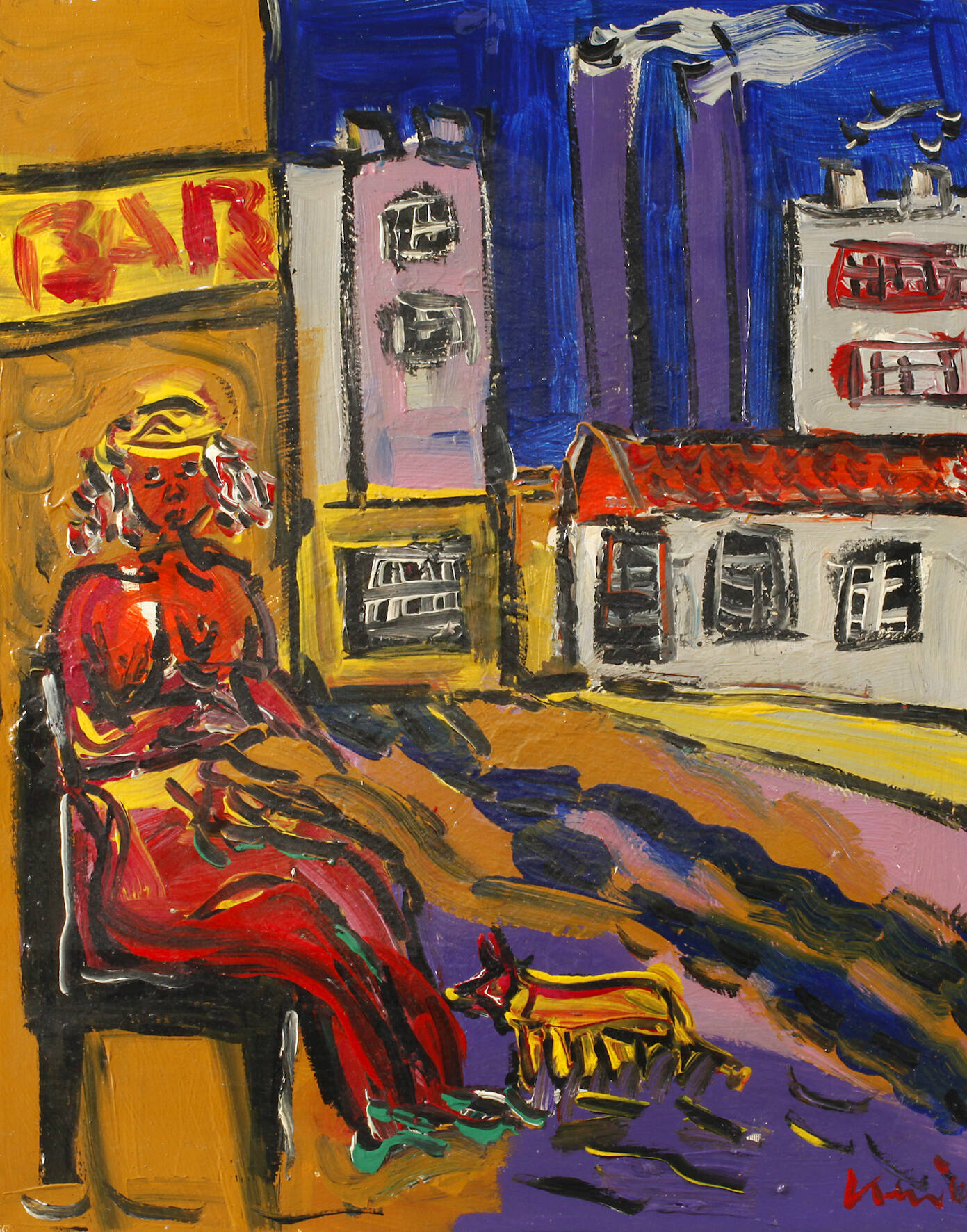 Peter Robert Keil, "Warten auf Arbeit"