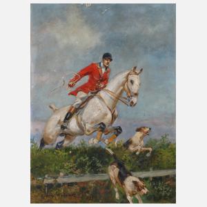 Henry Kossak, Auf der Parforcejagd