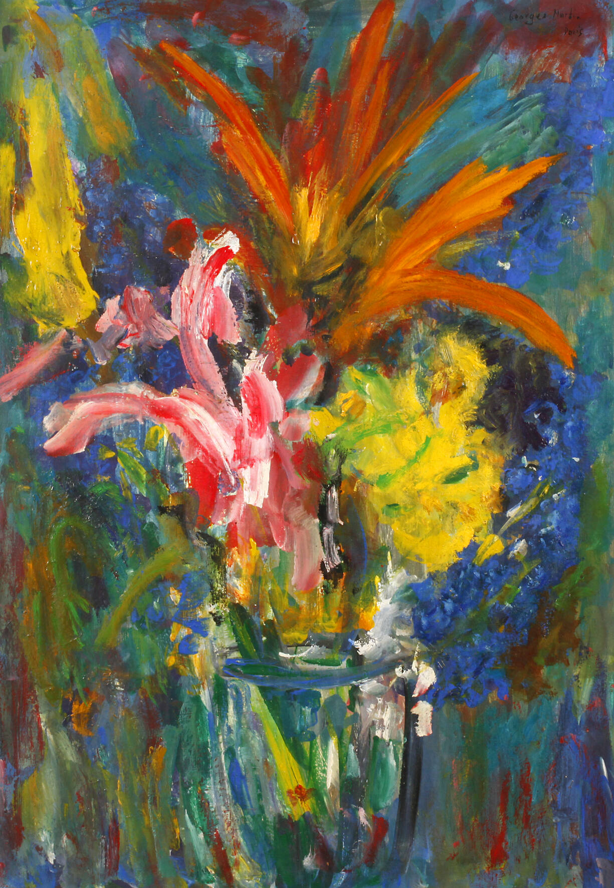 Georges Martin, Blumenstillleben