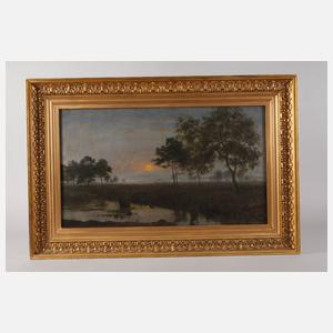 Isidore Meyers, attr., Abend im Moor