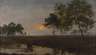 Isidore Meyers, attr., Abend im Moor