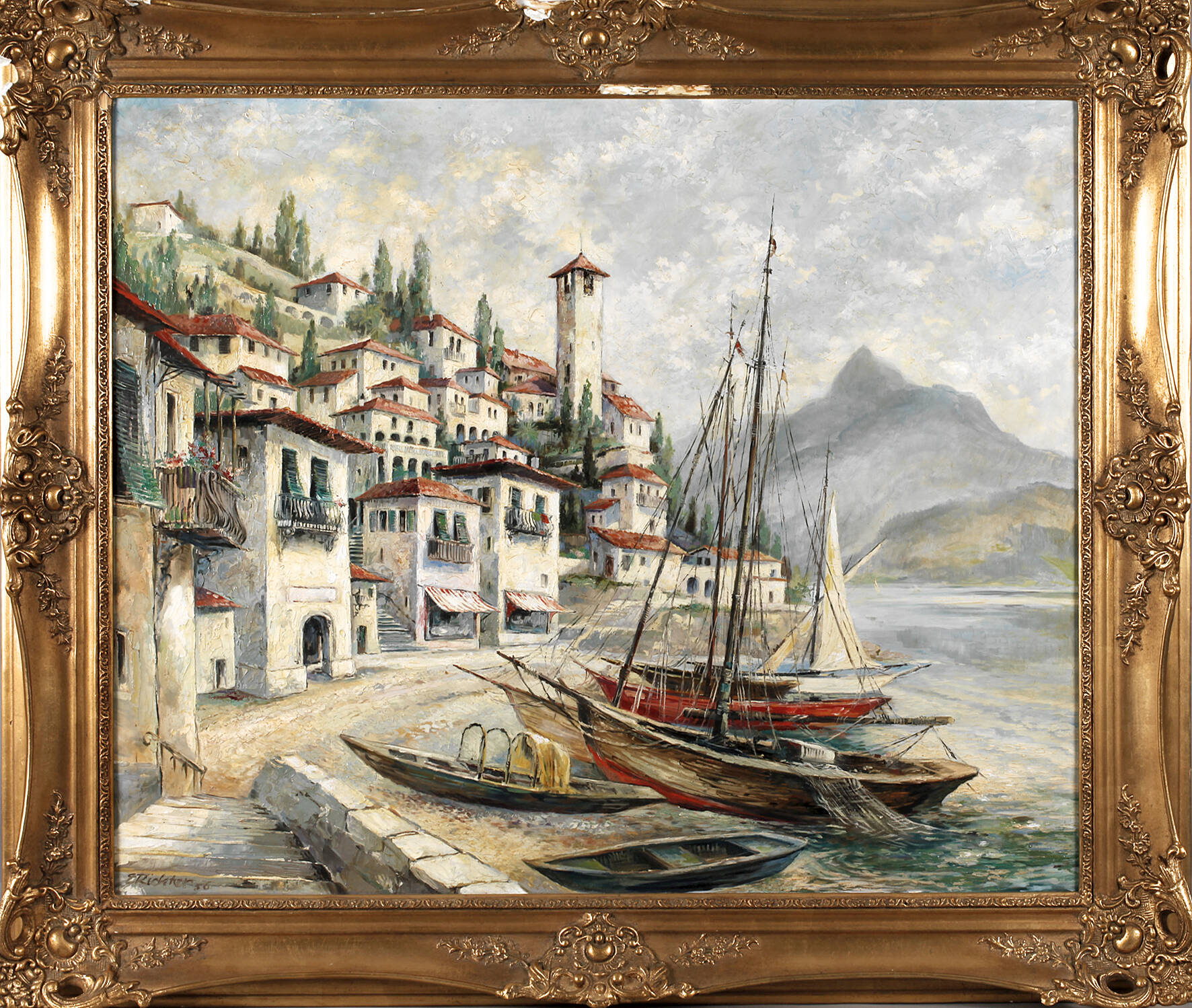 E. Richter, Mediterrane Küstenlandschaft