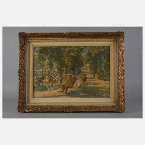 Heinrich Rode, Rast im Park