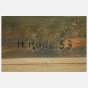 Heinrich Rode, Rast im Park