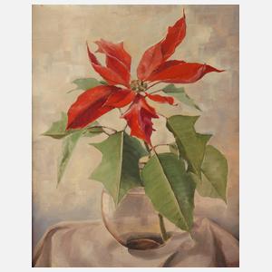Hilde Ruess-Prinz, Poinsettie in Glasvase