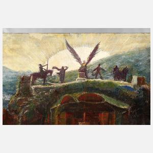 Prof. Karl Scholz, attr., "Auferstehung"