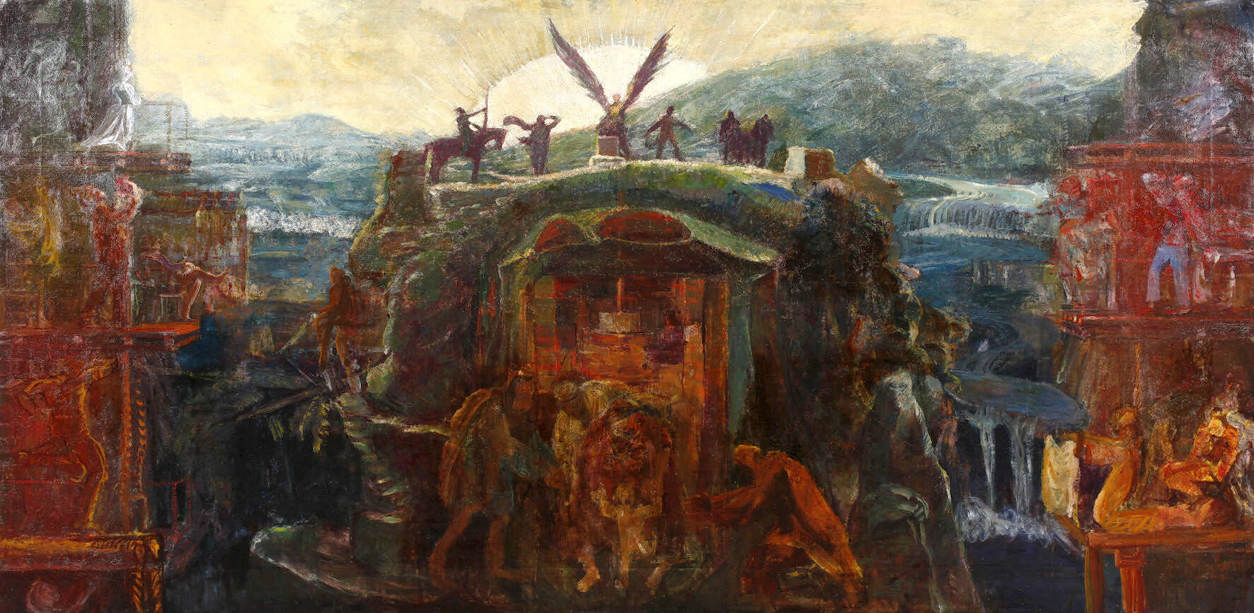 Prof. Karl Scholz, attr., "Auferstehung"