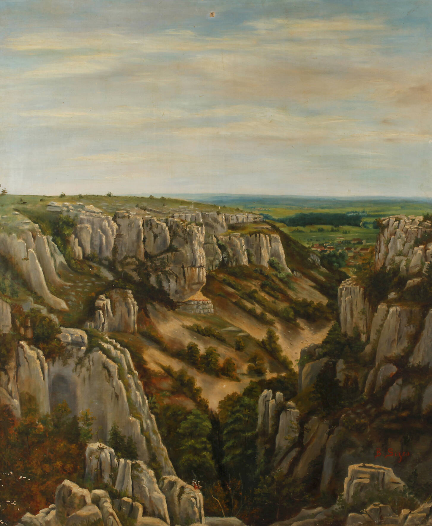 B. Sizes, Felsige Landschaft