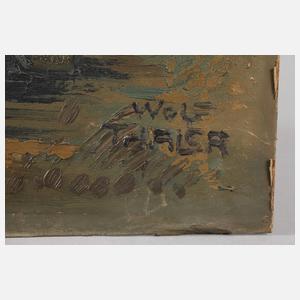 Wolf Thaler, "Am Ziehbrunnen"