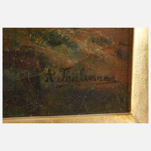 Alfred Thielemann, attr., Knabe mit Flöte