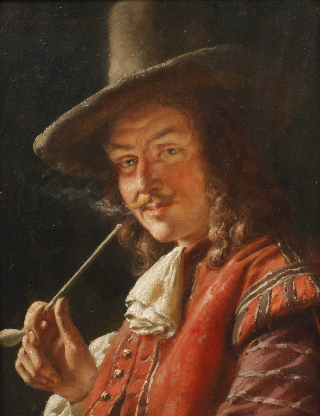 Fritz Wagner, Pfeifenraucher