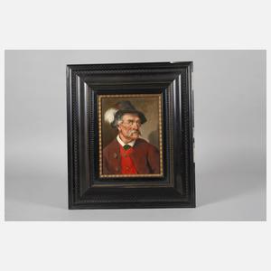 A. Zimmermann, Portrait eines Mannes in Tracht