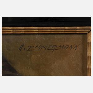 A. Zimmermann, Portrait eines Mannes in Tracht