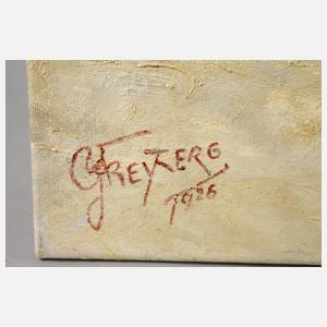 Pferdeschlitten in russischer Winterlandschaft