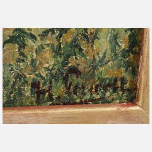 Mädchen auf Blumenwiese