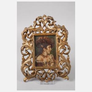 G. Duprée, zwei Portraits im Barockstil