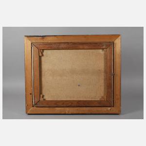 Mädchen vor rotem Grund