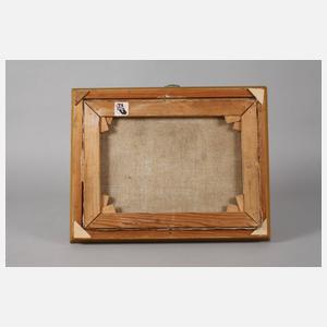 Melancholische Herbstlandschaft am See