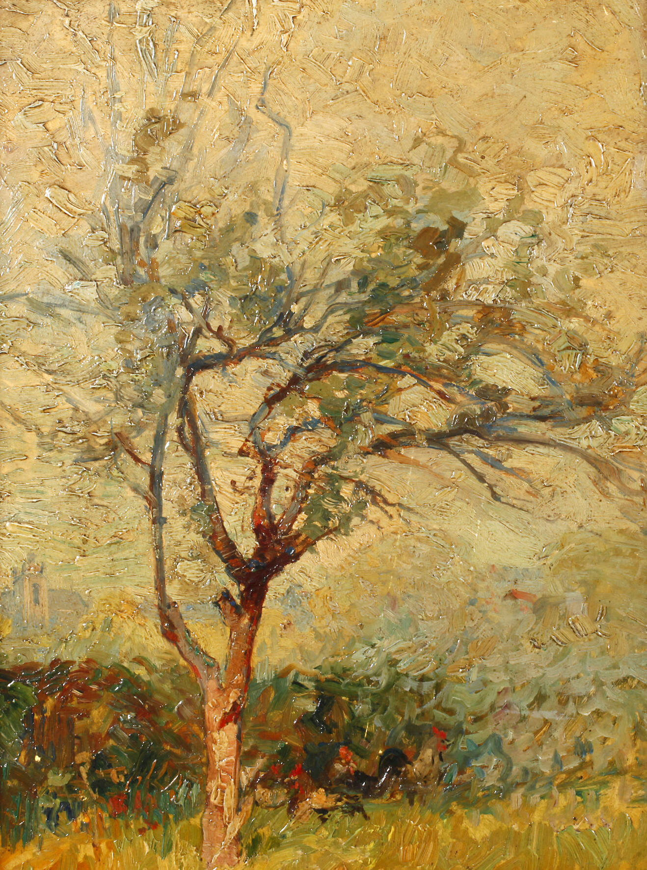 Baum in Sommerlandschaft