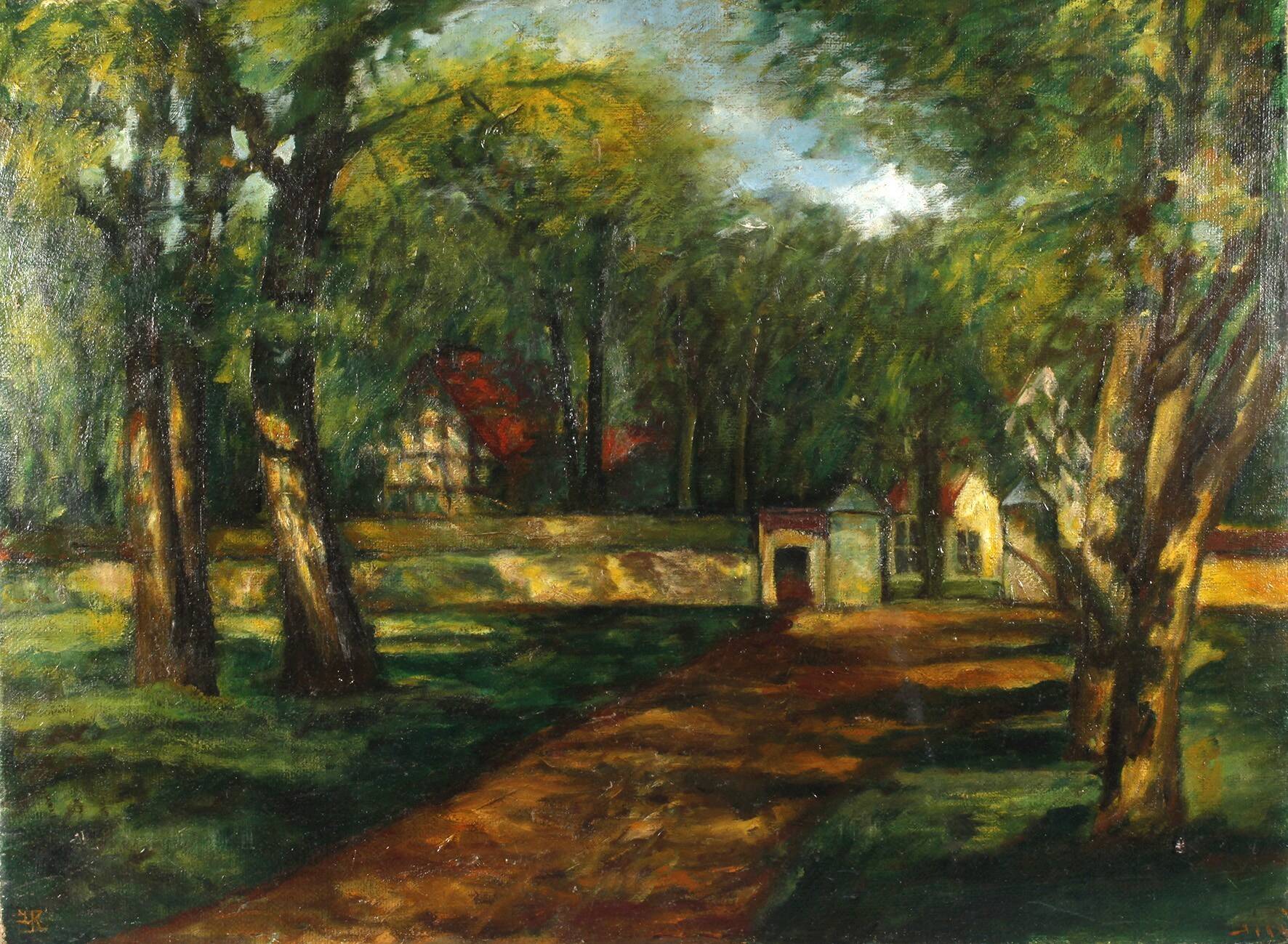 Sommerliche Parklandschaft