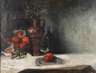 M. Brehm, Tafelstillleben mit Kupferkanne