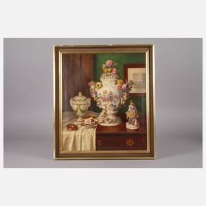 Stillleben mit Porzellan