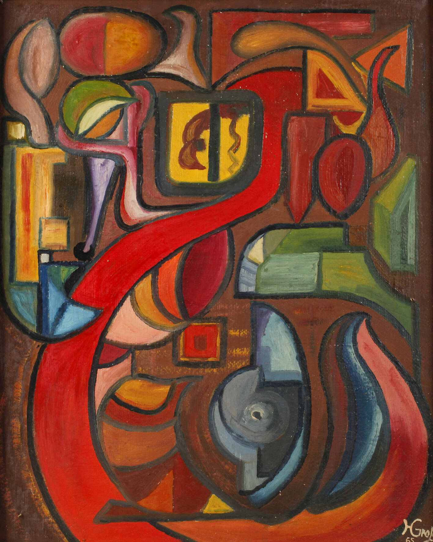 H. Groß, Abstrakte Komposition