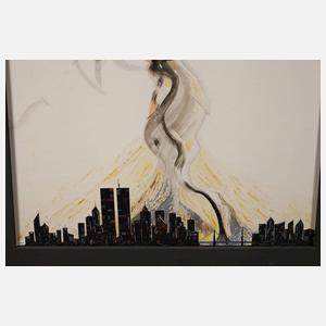 Stadt im Wirbelsturm