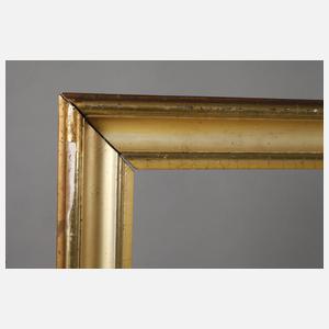 Silberleiste mit Goldtönung um 1870