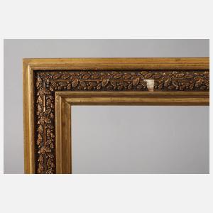 Kleiner Jugendstil-Goldstuckrahmen