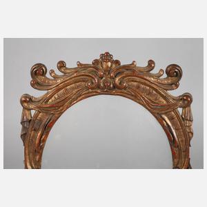 Bilderrahmen oval Barockstil um 1890