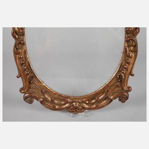 Bilderrahmen oval Barockstil um 1890