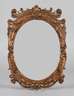 Bilderrahmen oval Barockstil um 1890