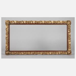 Goldstuckrahmen mit Veilchendekor um 1900