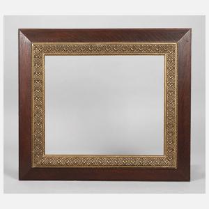 Eichenleiste mit Goldkante um 1920