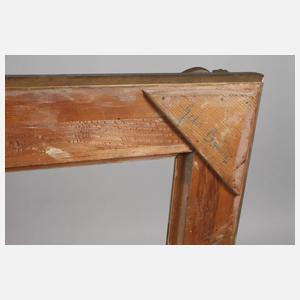 Bronzierter Bilderrahmen, Mitte 20. Jh.