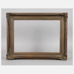 Bronzierter Bilderrahmen, Mitte 20. Jh.