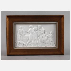 Klassizistisches Stuckrelief