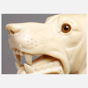 Spazierstock Elfenbein