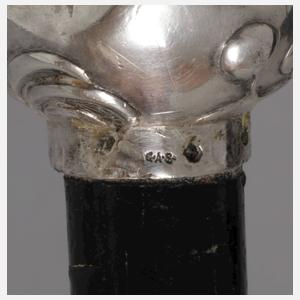 Spazierstock Silber
