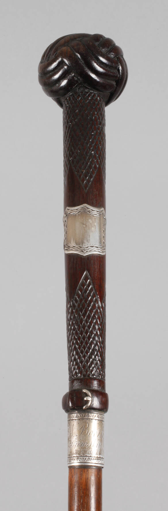 Geschnitzter Spazierstock