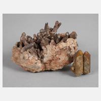 Seltene Quarzkristallstufe111