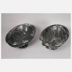 Paar Marmorschalen
