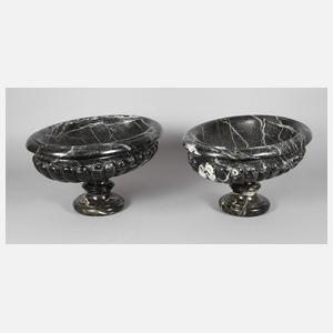 Paar Marmorschalen