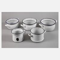 Konvolut Emailgeschirr111