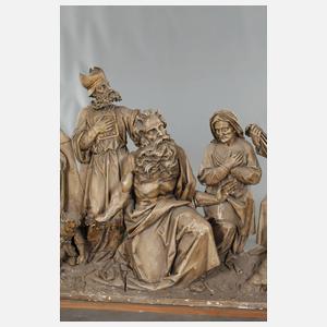 Große geschnitzte Figurengruppe Josef Beyrer