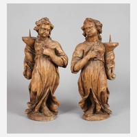 Paar barocke Leuchterengel111